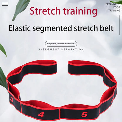 Yoga Pull Strap Belt Polyester Latex Elastic Latin Dance Training