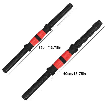 1-Piece Threaded Dumbbell Handle Bar