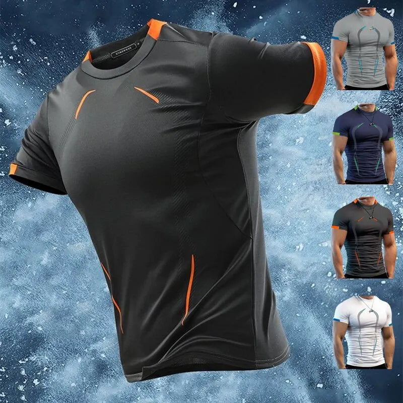 New Compression Fitness Gym Shirt For Men