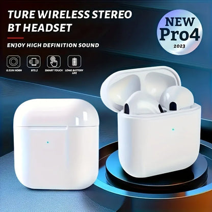 Pro 4 TWS Wireless Bluetooth Earphone