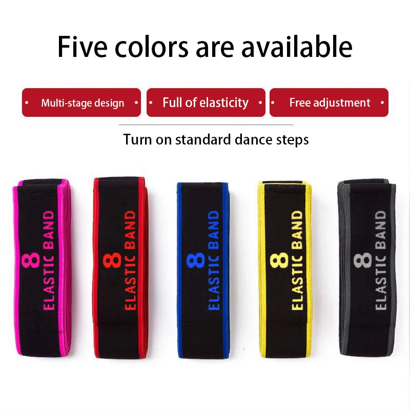 Yoga Pull Strap Belt Polyester Latex Elastic Latin Dance Training