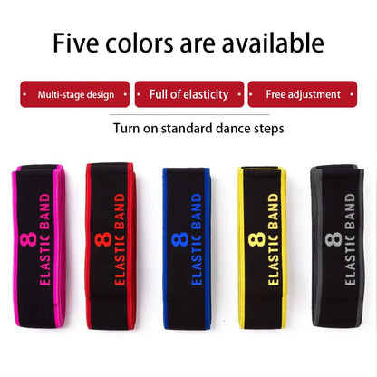 Yoga Pull Strap Belt Polyester Latex Elastic Latin Dance Training