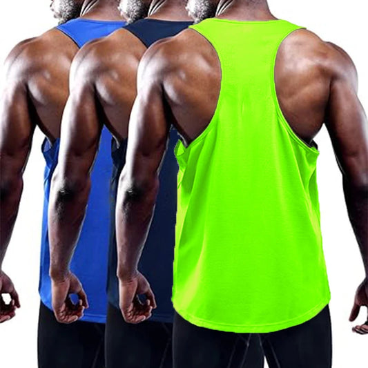 Running Tank Top Men Summer Sport Gym Vest Quick Dry