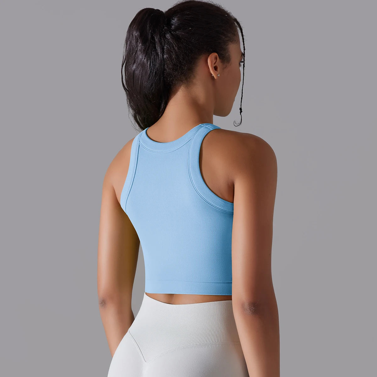 Seamless Sports Vest With Pad Women's Yoga Bra