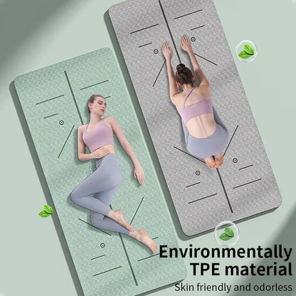 Yoga Mat Non Slip, Eco Friendly Fitness Exercise Mat