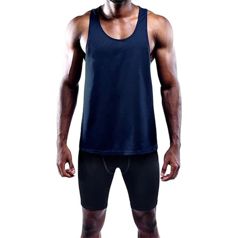 Running Tank Top Men Summer Sport Gym Vest Quick Dry