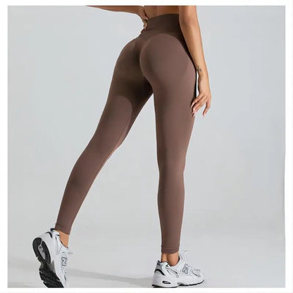 Women's Seamless Yoga Leggings Sexy High Waist