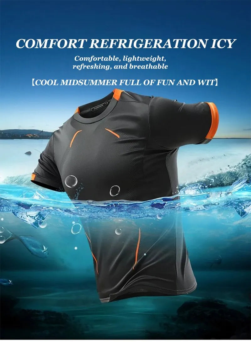 New Compression Fitness Gym Shirt For Men