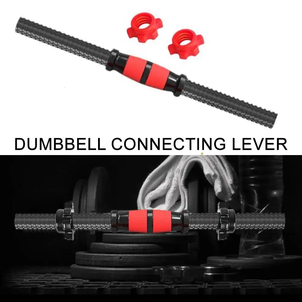 1-Piece Threaded Dumbbell Handle Bar