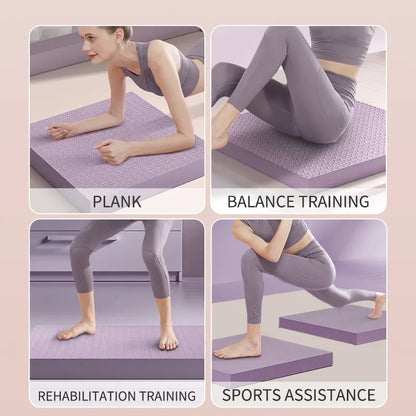 Balance Pad, Non-Slip Foam Mat & Ankles Knee Pad Cushion