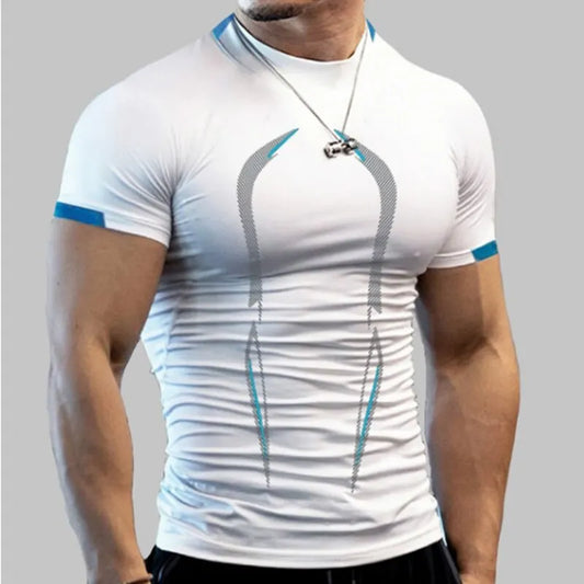 New Compression Fitness Gym Shirt For Men