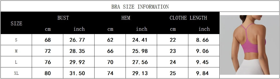 Women Sport Bra Fitness Top Yoga Bra Underwear Sexy Y-back