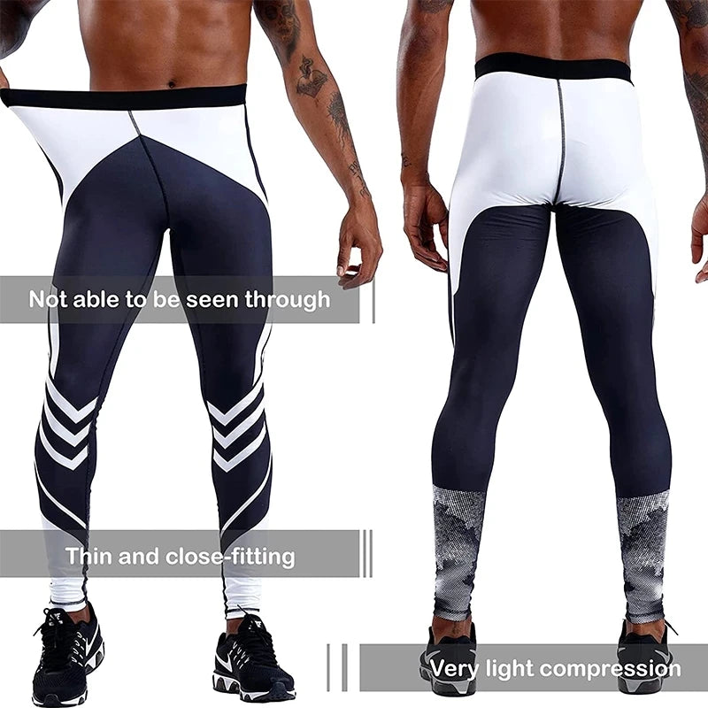 Men's Running Leggings Sportswear Quick Dry Gym Fitness