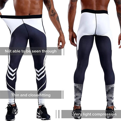 Men's Running Leggings Sportswear Quick Dry Gym Fitness