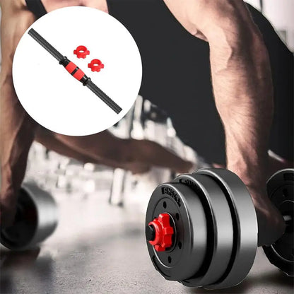 1-Piece Threaded Dumbbell Handle Bar