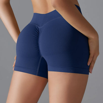 Women Yoga Shorts High Waist Workout Shorts